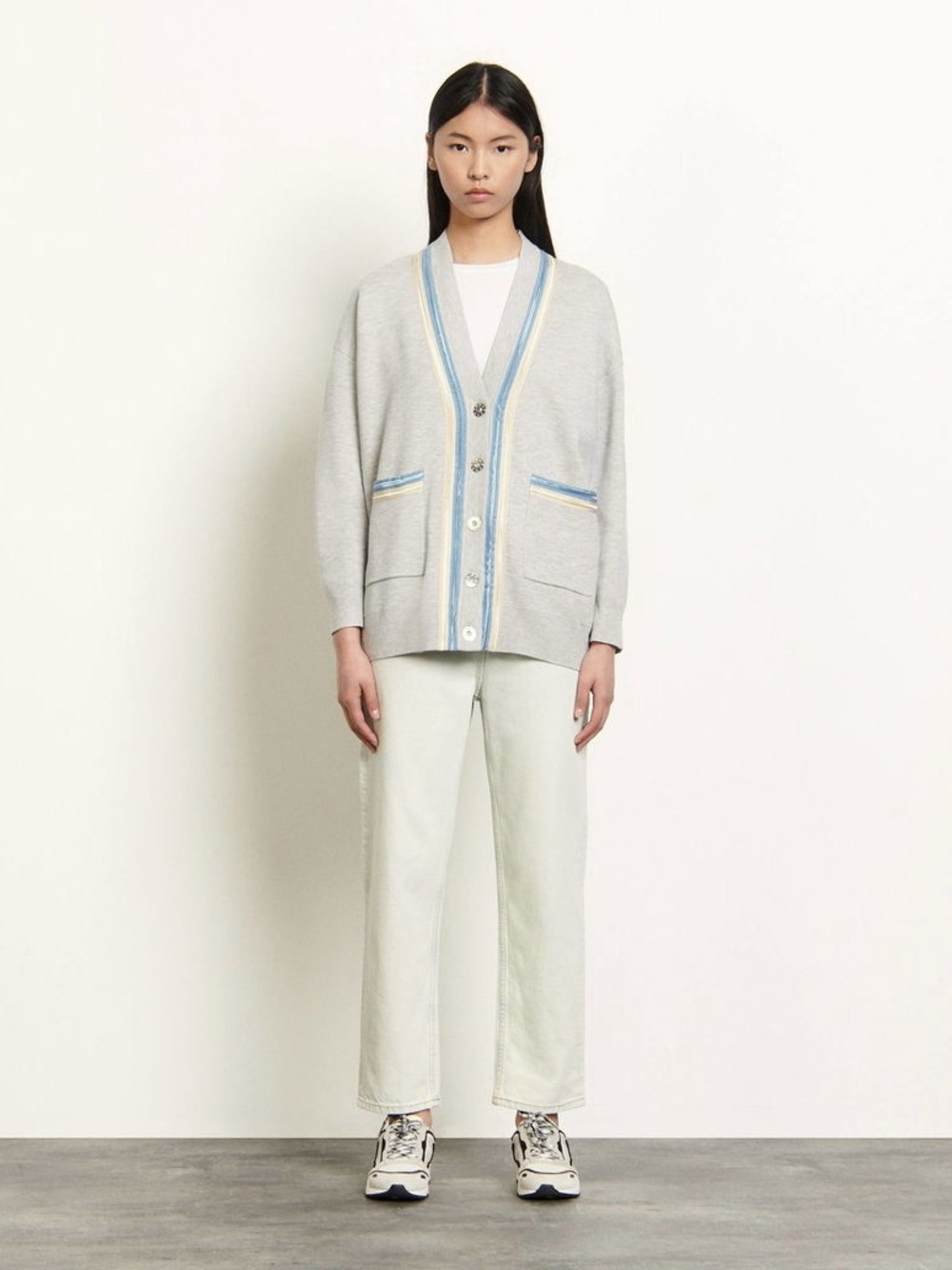 Sandro Oversized Cardigan Sweater - Picture 2 of 5